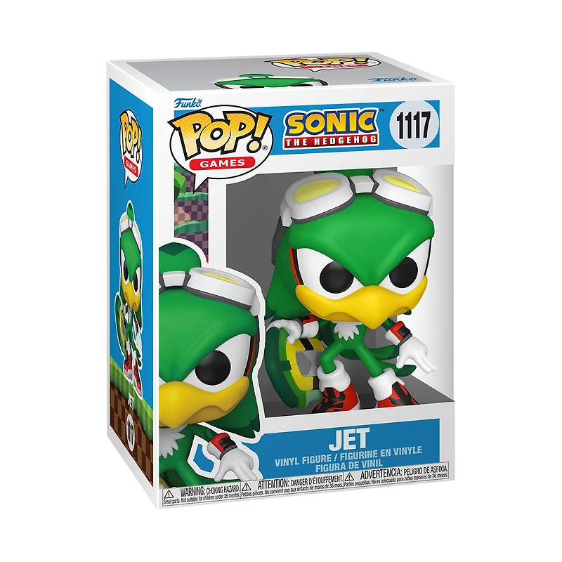 Funko POP! Games: Sonic The Hedgehog Jet the Hawk 4.2-in Vinyl Figure