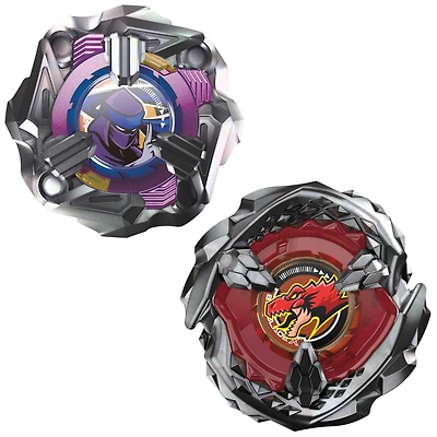 Beyblade X Beat Tyranno 4-70Q and Knife Shinobi 4-80HN Dual Pack Set