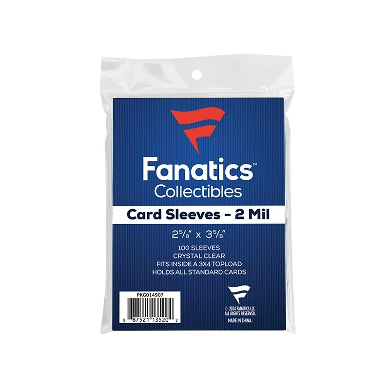 Fanatics Soft Card Sleeves (100 Count)