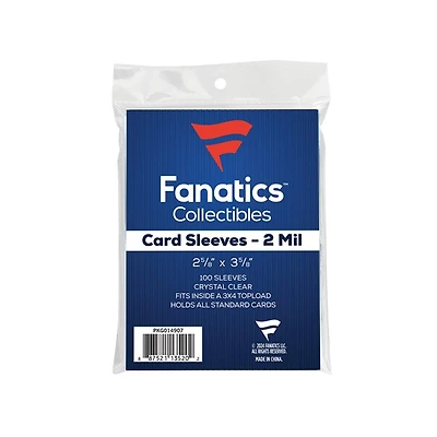 Fanatics Soft Card Sleeves (100 Count)