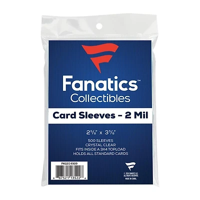 Fanatics Soft Card Sleeves (500 Count)