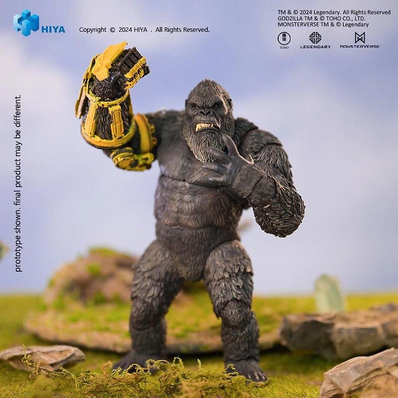 HIYA Godzilla x Kong: The New Empire EXQUISITE BASIC Kong B.E.A.S.T. Glove Previews Exclusive 6.2-in Action Figure