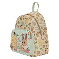Loungefly Pokemon Cafe Pikachu and Eevee Food Mini Backpack GameStop Exclusive