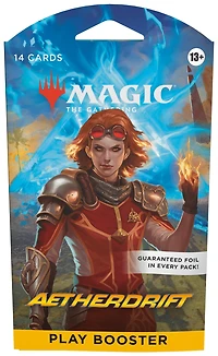 Magic: The Gathering Aetherdrift Sleeved Play Booster Pack (14 Magic Cards