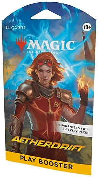 Magic: The Gathering Aetherdrift Sleeved Play Booster Pack (14 Magic Cards