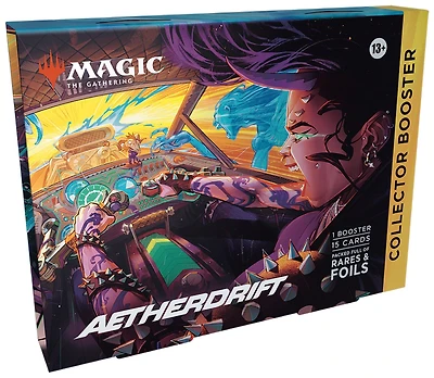 Magic: The Gathering Aetherdrift Omega Collector Box (15 Magic Cards