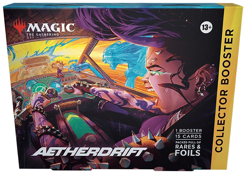 Magic: The Gathering Aetherdrift Omega Collector Box (15 Magic Cards