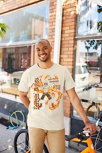 One Piece Ace Flames Double Sided Unisex Short Sleeve Graphic T-Shirt GameStop Exclusive