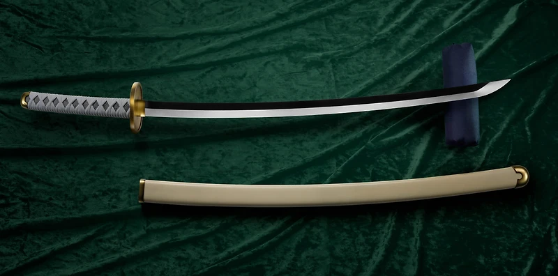 Tamashii Nations One Piece Roronoa Zoro Three Sword Style set (Wado Ichimonji, Sandai Kitetsu