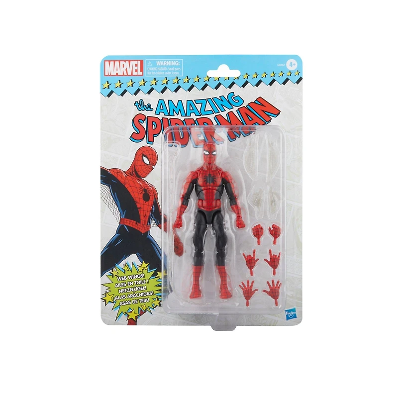 Hasbro Spider-Man Marvel Legends Series Retro 6-in Action Figure