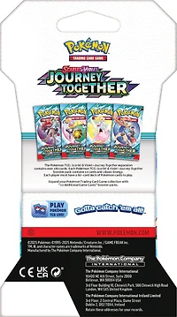 Pokemon Trading Card Game: Scarlet and Violet Journey Together Booster Sleeves Pack (Styles May Vary