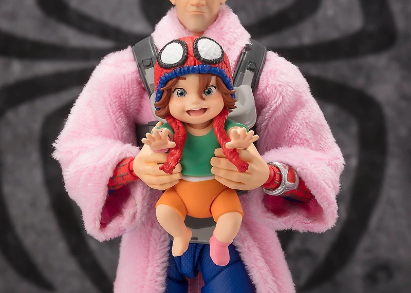 Tamashii Nations S.H.Figuarts Marvel Spider-Man: Across the Spider-Verse Peter B.Parker and Mayday Parker Figure Set