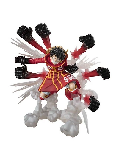 Bandai One Piece S.H. FiguartsZero Tamashii Nations Monkey D. Luffy (Egghead arc) Gum-Gum Hawk Gatling Extra Battle Figure
