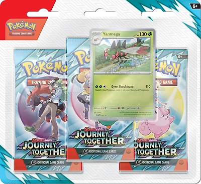 Pokemon Trading Card Game: Scarlet and Violet Journey Together Three Booster Blister
