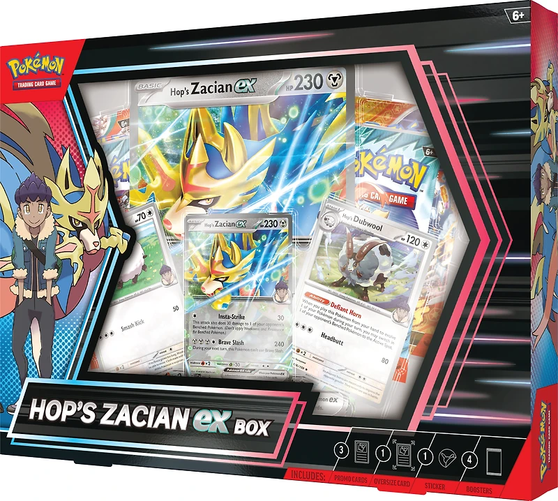 Pokemon Trading Card Game: Scarlet and Violet Hop's Zacian ex Box