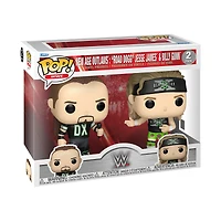 Funko POP! WWE: New Age Outlaws: Road Dogg Jesse James and Billy Gunn 4-in Vinyl Figure Set
