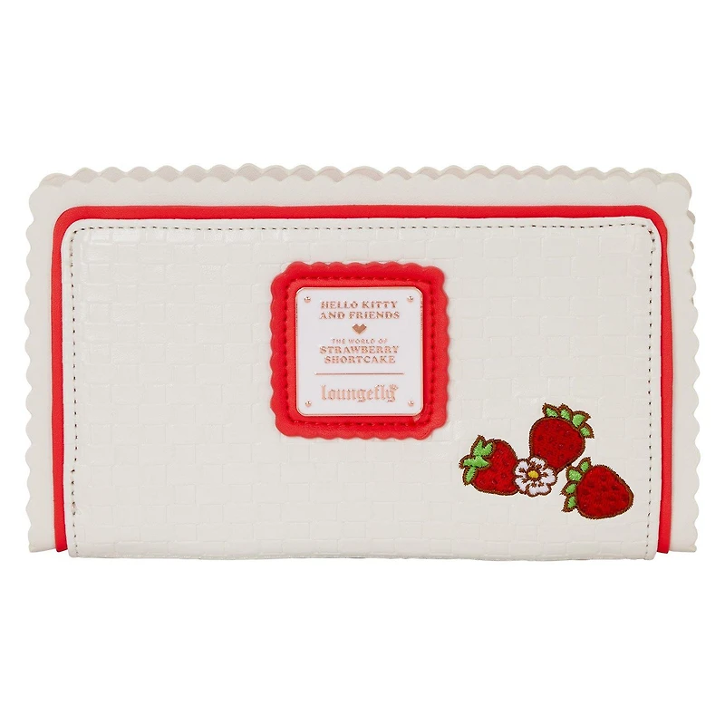 Loungefly Sanrio Hello Kitty and Friends x Strawberry Shortcake Flap Wallet
