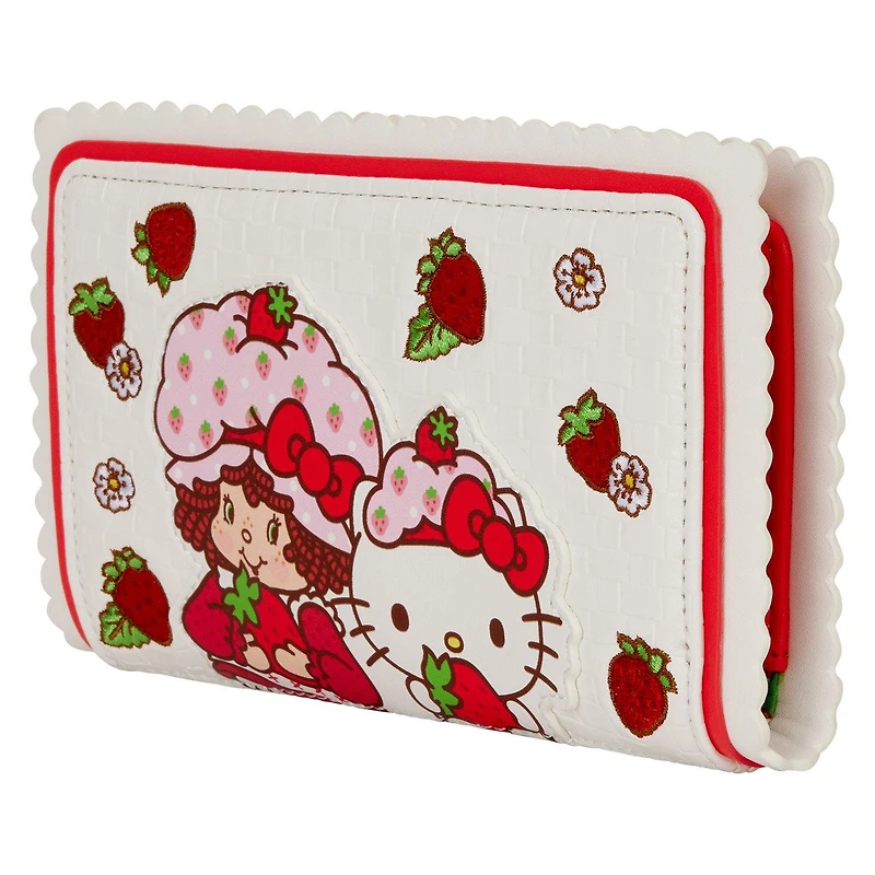Loungefly Sanrio Hello Kitty and Friends x Strawberry Shortcake Flap Wallet