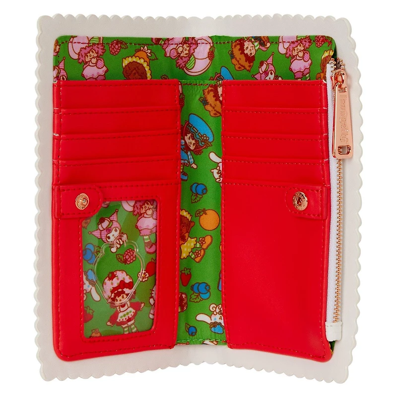 Loungefly Sanrio Hello Kitty and Friends x Strawberry Shortcake Flap Wallet