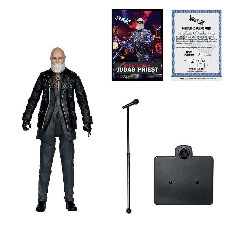 McFarlane Toys Music Maniacs Judas Priest Rob Halford 6-in Action Figure