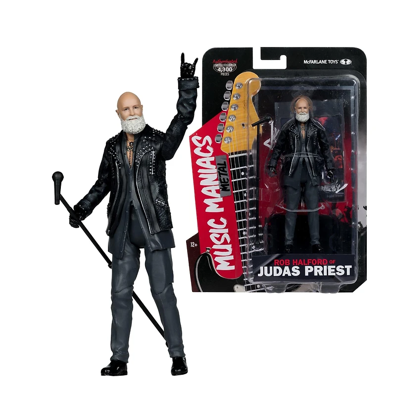 McFarlane Toys Music Maniacs Judas Priest Rob Halford 6-in Action Figure