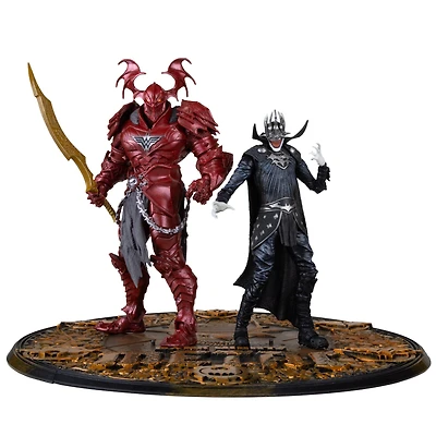 McFarlane Toys DC Multiverse Collector Edition The Batman Who Laughs Knight Armor and Merciless (Issue 4) 7-in Action Figure Set 2-Pack