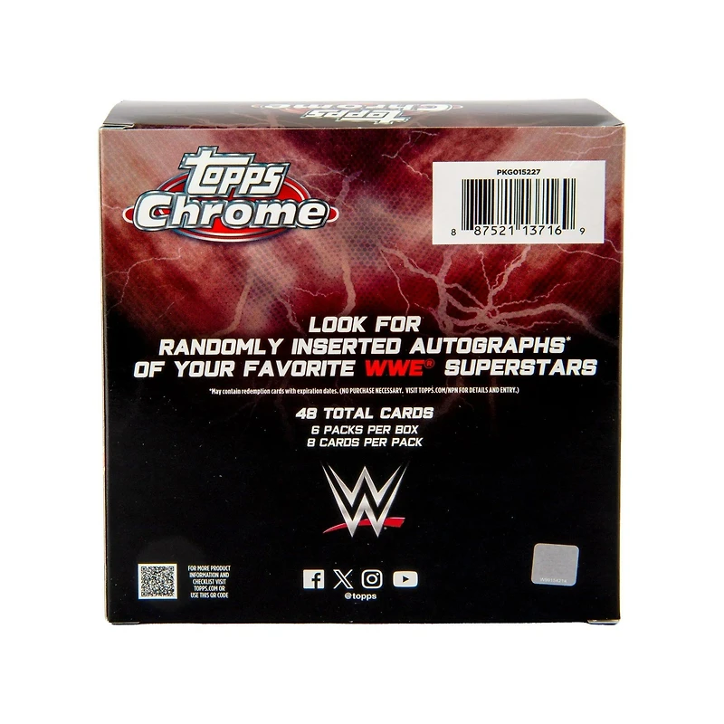 2025 Topps Chrome WWE Blaster Box