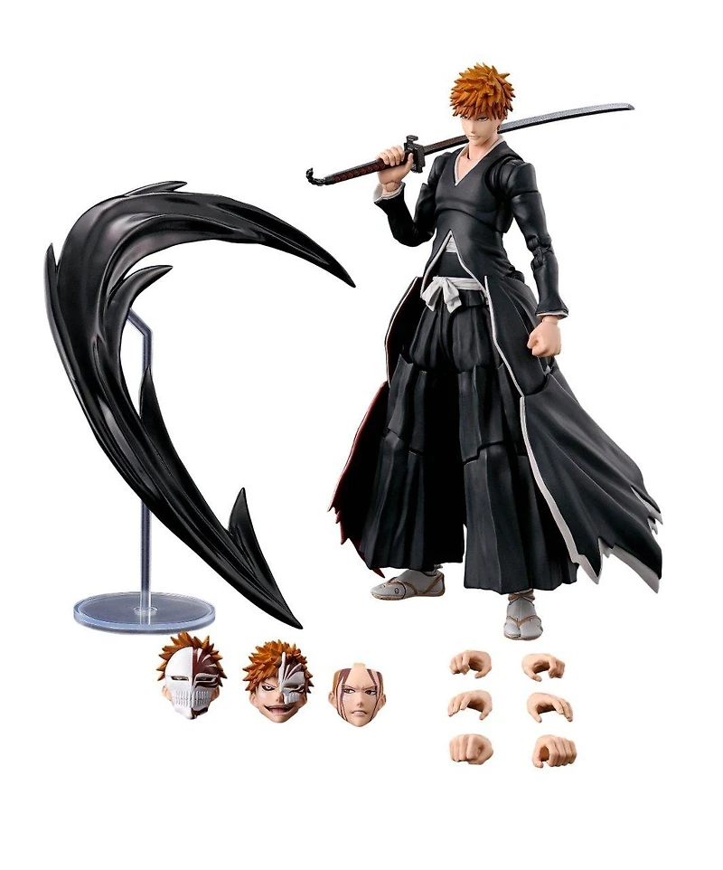 Tamashii Nations S.H.Figuarts Bleach Ichigo Kurosaki (Tenchain Zangetsu) Getsugatensho 7.1-in Action Figure