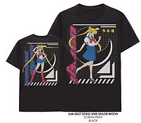 Sailor Moon Usagi Tsukino Double Sided Unisex Short Sleeve Graphic T-Shirt GameStop Exclusive