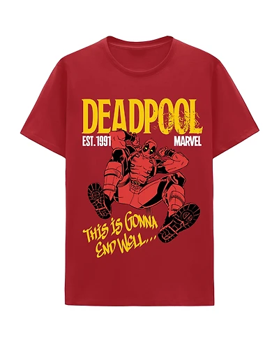 Marvel Deadpool Unisex Short Sleeve Graphic T-Shirt GameStop Exclusive