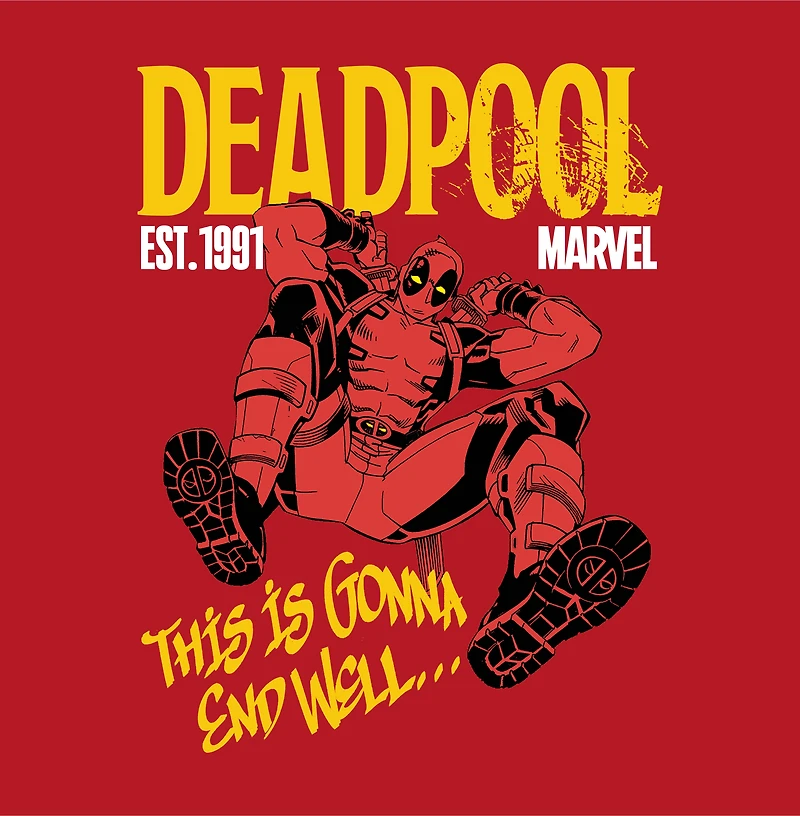 Marvel Deadpool Unisex Short Sleeve Graphic T-Shirt GameStop Exclusive