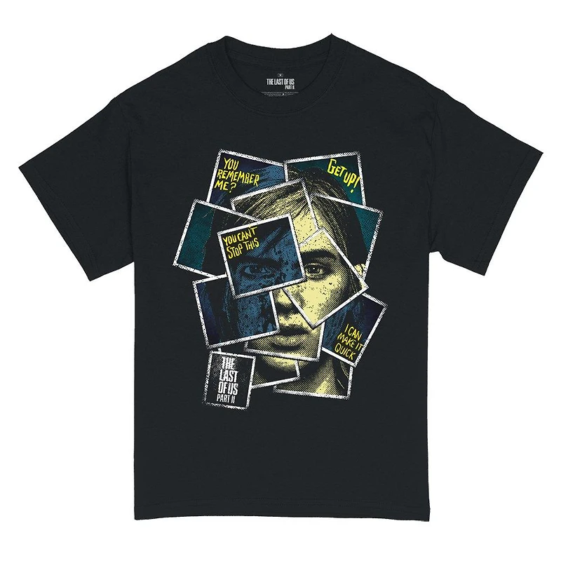 The Last of Us Ellie Photo Collage Unisex Short Sleeve Graphic T-Shirt GameStop Exclusive