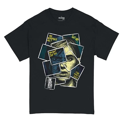 The Last of Us Ellie Photo Collage Unisex Short Sleeve Graphic T-Shirt GameStop Exclusive