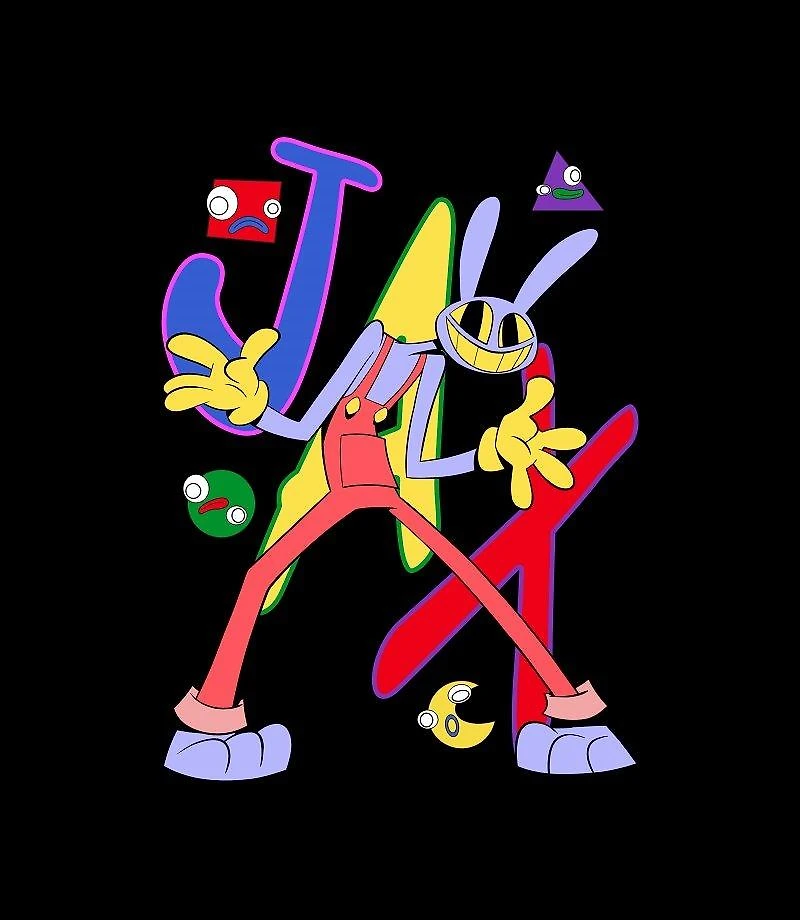 The Amazing Digital Circus Jax Unisex Short Sleeve Graphic T-Shirt