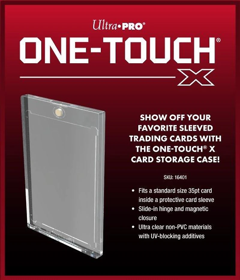 thumbnail image 2 of 25 Pack Magnetic Trading Card Holders – 35pt One-Touch, UV Protection, Clear Acrylic 2 of 6