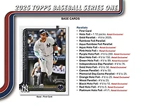 Topps 2025 MLB Baseball Series 1 Value Box