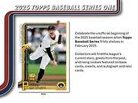 2025 Topps MLB Baseball Series 1 Fat Pack