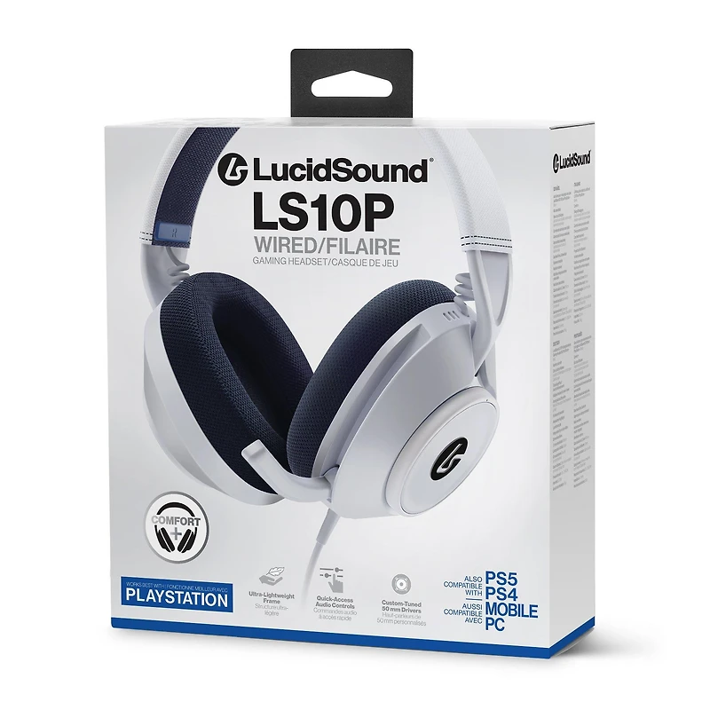 LucidSound LS10P Gen 2 Wired Gaming Headset for PlayStation 5 and PlayStation 4