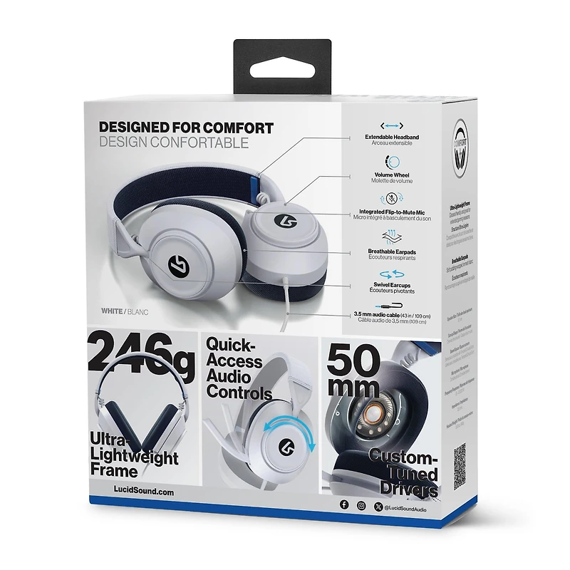LucidSound LS10P Gen 2 Wired Gaming Headset for PlayStation 5 and PlayStation 4