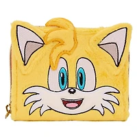 Loungefly Sonic the Hedgehog Tails Plush Zip Around Wallet GameStop Exclusive