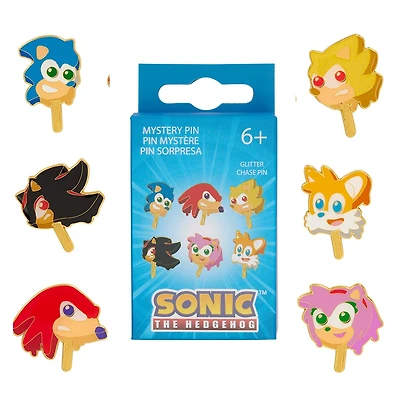 Loungefly Sonic the Hedgehog Popsicle Blind Box Enamel Pin GameStop Exclusive