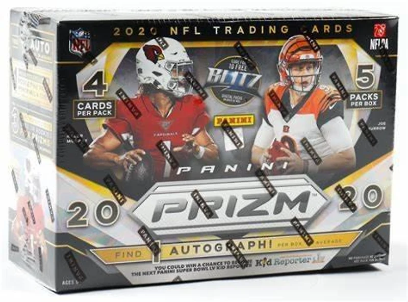 Panini 2020 NFL Football Trading Cards Prizm Mega Box