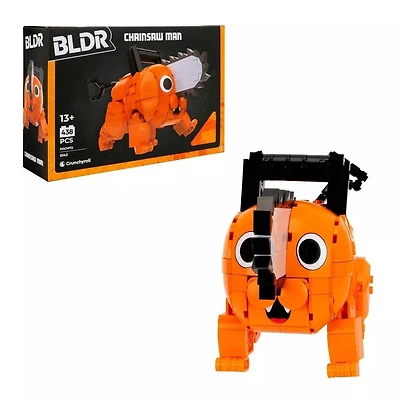 BLDR Chainsaw Man Total Anime Deluxe Large-Form Buildable Character (Pochita) Crunchyroll Set