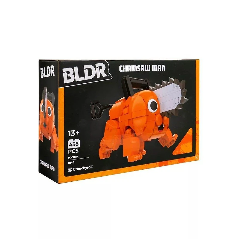BLDR Chainsaw Man Total Anime Deluxe Large-Form Buildable Character (Pochita) Crunchyroll Set
