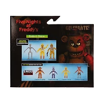 Jazwares Five Nights at Freddy's Endo-1 Classic Chica and Withered Chica Endoskeleton 6-in Glow-in-the-Dark Action Figure Set