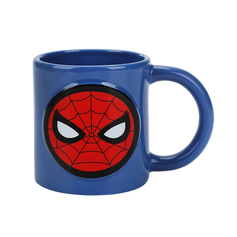 Marvel Spider-Man Suit Up Chest and Logo Ceramic Mug