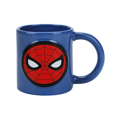 Marvel Spider-Man Suit Up Chest and Logo Ceramic Mug