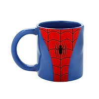 Marvel Spider-Man Suit Up Chest and Logo Ceramic Mug