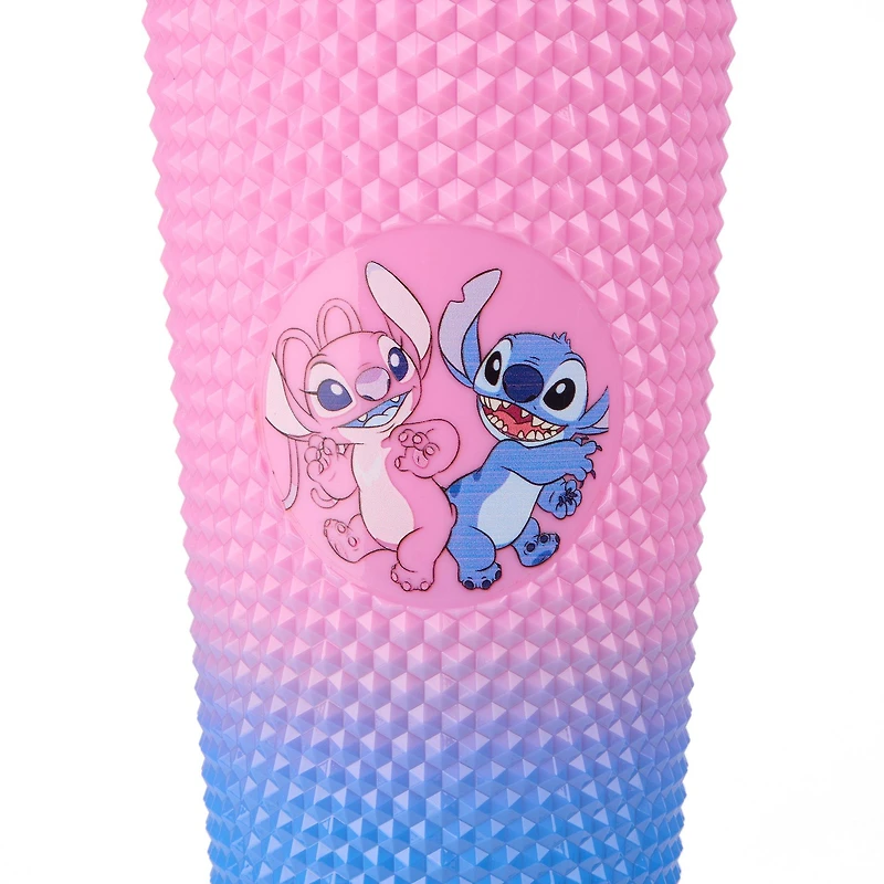 Disney Lilo and Stitch - Stitch and Angel 24oz Spiked Acrylic Tumbler