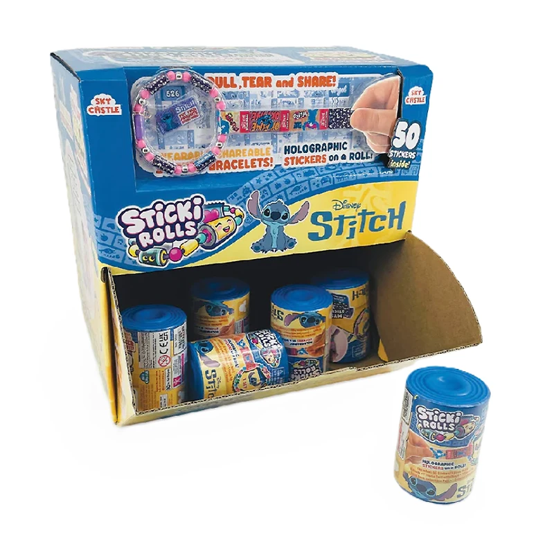 Sticki Rolls Disney Lilo and Stitch Mystery Capsule Pack